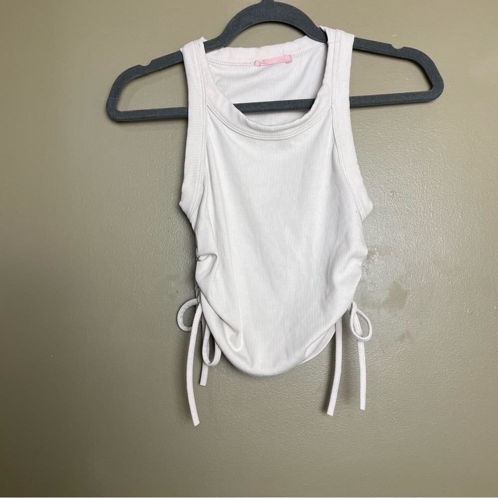 Amable Ribbed Drawstring Tank Top